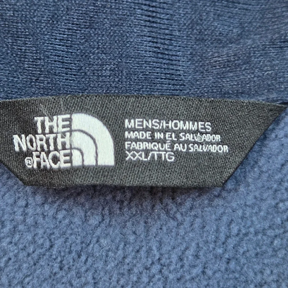 The North Face Full Zip‎ Fleece Jacket Mens XXL Horizon Services Blue Heather